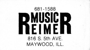 Reimer Records Business Card