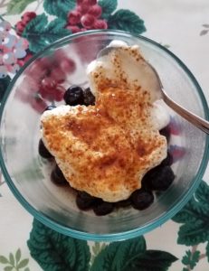 Seedy Coconut Yogurt Fruit Bowl - Sugar sweats